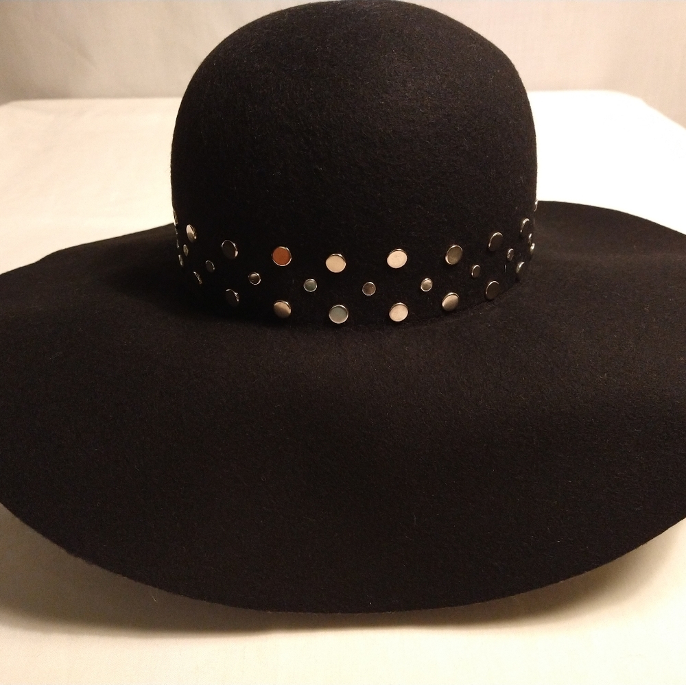 PRESTON & YORK 100% WOOL FELT FLOPPY BRIM HAT (* NWOT *)